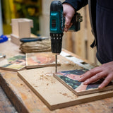 ❤ Ein Kurs für Zwei: Gestaltet eure Bilder-Story auf Holz