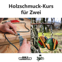 Holzschmuck-Kurs für Zwei
